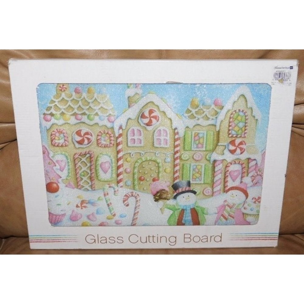 Holiday Tempered Glass Cutting Board